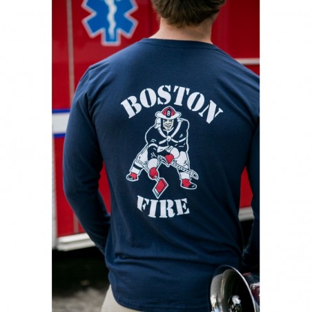 Boston Fire Football long-sleeve tee