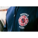 Boston Fire Football full-zip sweatshirt (no-hood)