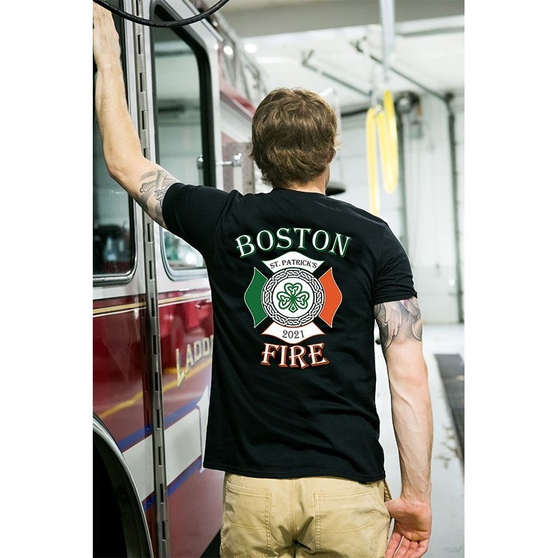 Boston Fire St. Patrick's Day - Short Sleeve