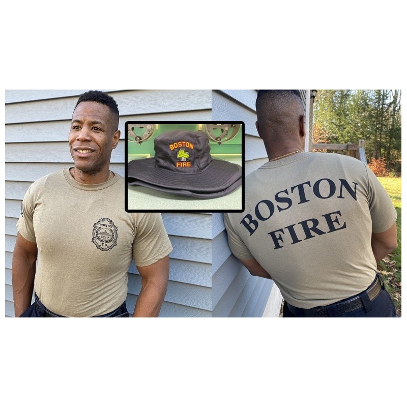 BFD Badge + Flag Tee & Boonie Hat Combo