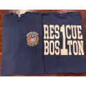 Boston Fire Rescue 1 Short-Sleeve Tee - Navy Blue