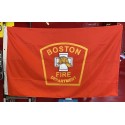 Boston Fire Department Knitted Blanket