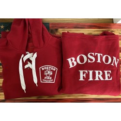 Station Style Hockey Themed Hoodie - Boston Fire Gear