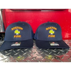 BFD Logo Embroidered All Navy Truckers Caps