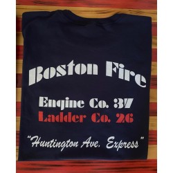 BFD Engine 37 & Ladder 26 First Due To Fenway Park Short-Sleeve Tee’s