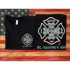 Boston Fire St. Patrick's Day Short Sleeve T-Shirt