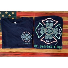 Boston Fire St. Patrick's Day Short Sleeve T-Shirt