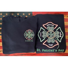 Boston Fire St. Patrick's Day Short Sleeve T-Shirt