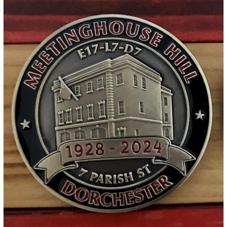 Boston Fire Department Meetinghouse Hill Coins