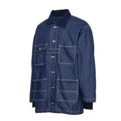 Boston Fire Game Denim Chore Coats