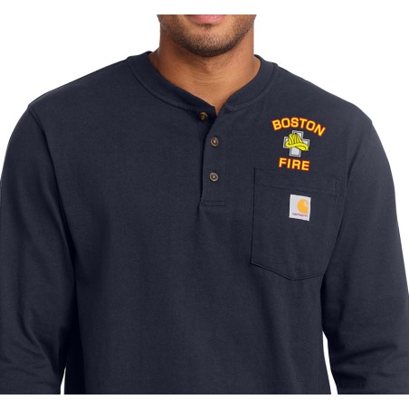 BFD Long-Sleeve Embroidered Carhartt Henley