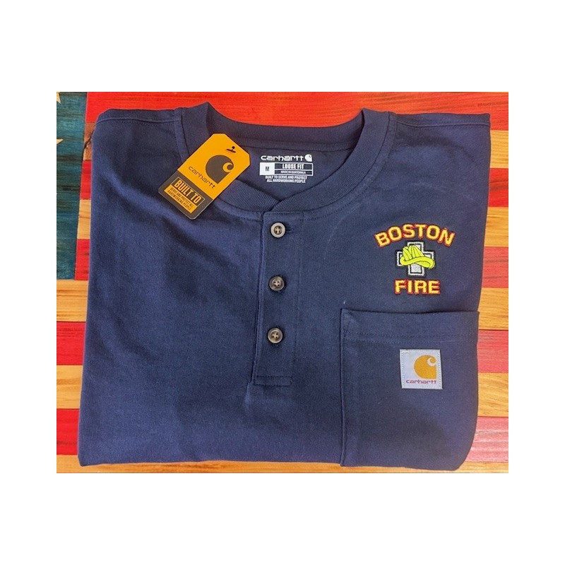 BFD Long-Sleeve Embroidered Carhartt Henley