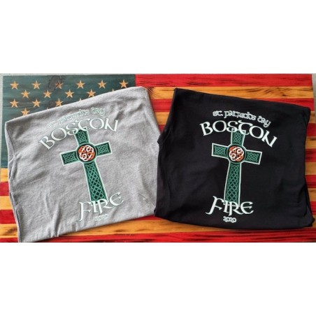 2020 Boston Fire St. Patrick's Day Short Sleeve Tee's