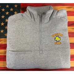 Boston Fire 5.11 Job Shirt Heather Gray