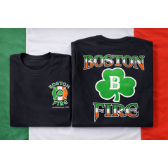 Boston Fire Irish Tees Navy or Black