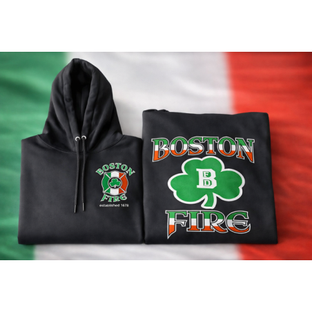 Boston Fire Irish Hoodies
