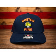 BFD Logo Embroidered All Navy Truckers Caps