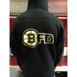 Hockey style - Boston Fire gear - Old Style Lace Up Hoodie