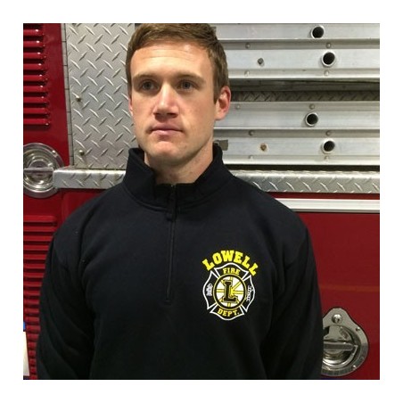 Lowell Fire - 1/4 Zip Sweatshirts - Hockey