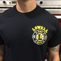 Lowell Fire - Youth Short Sleeve Shirt  - Hockey