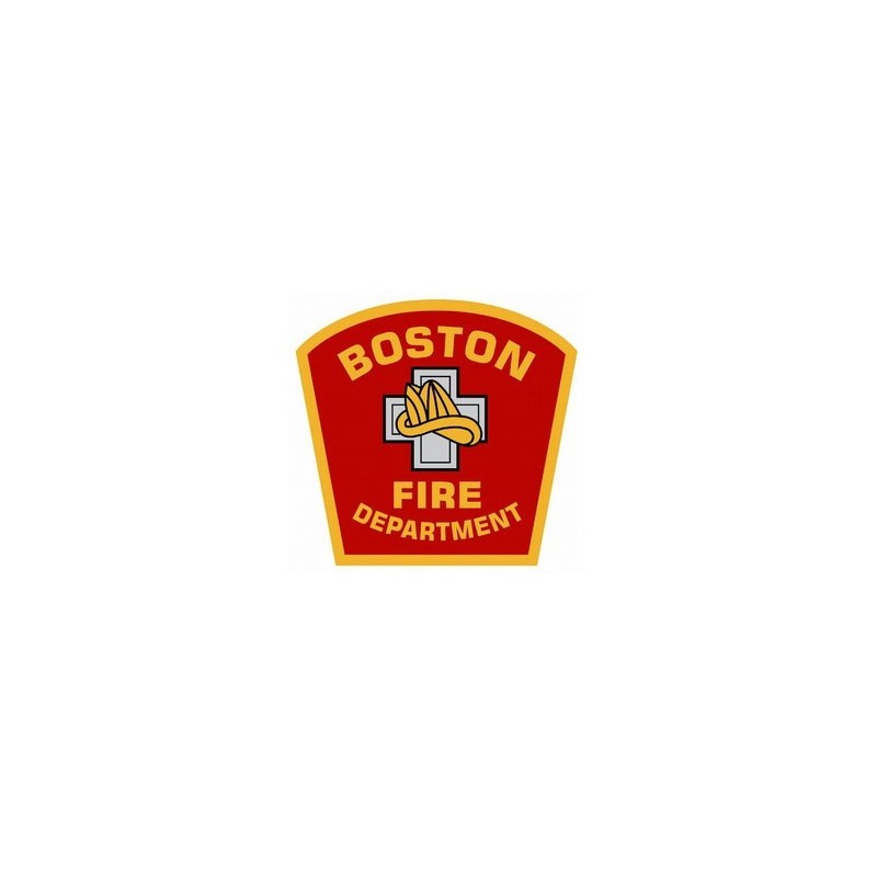 4" Window Decals Boston Fire Department