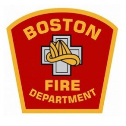 4" Window Decals Boston Fire Department