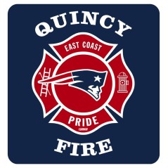 Quincy 4" Football Exterior Window Decal